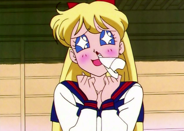I love it when anime girls get nosebleeds.