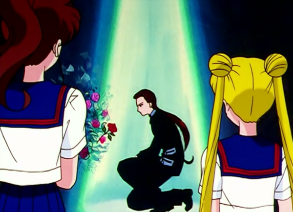 "Bunhead," roses, poetry... when the Star Lights link up their powers, you reckon they transform into Tuxedo Voltron?